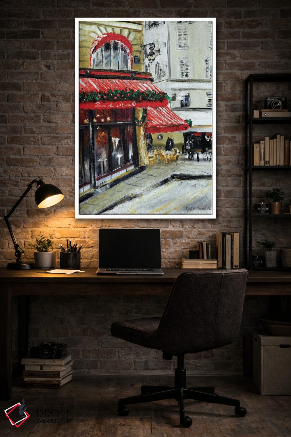 تابلو کلاسیک کریسمس در بار مارشه پاریس اثر روسـلانا لواندووسکا - D4W