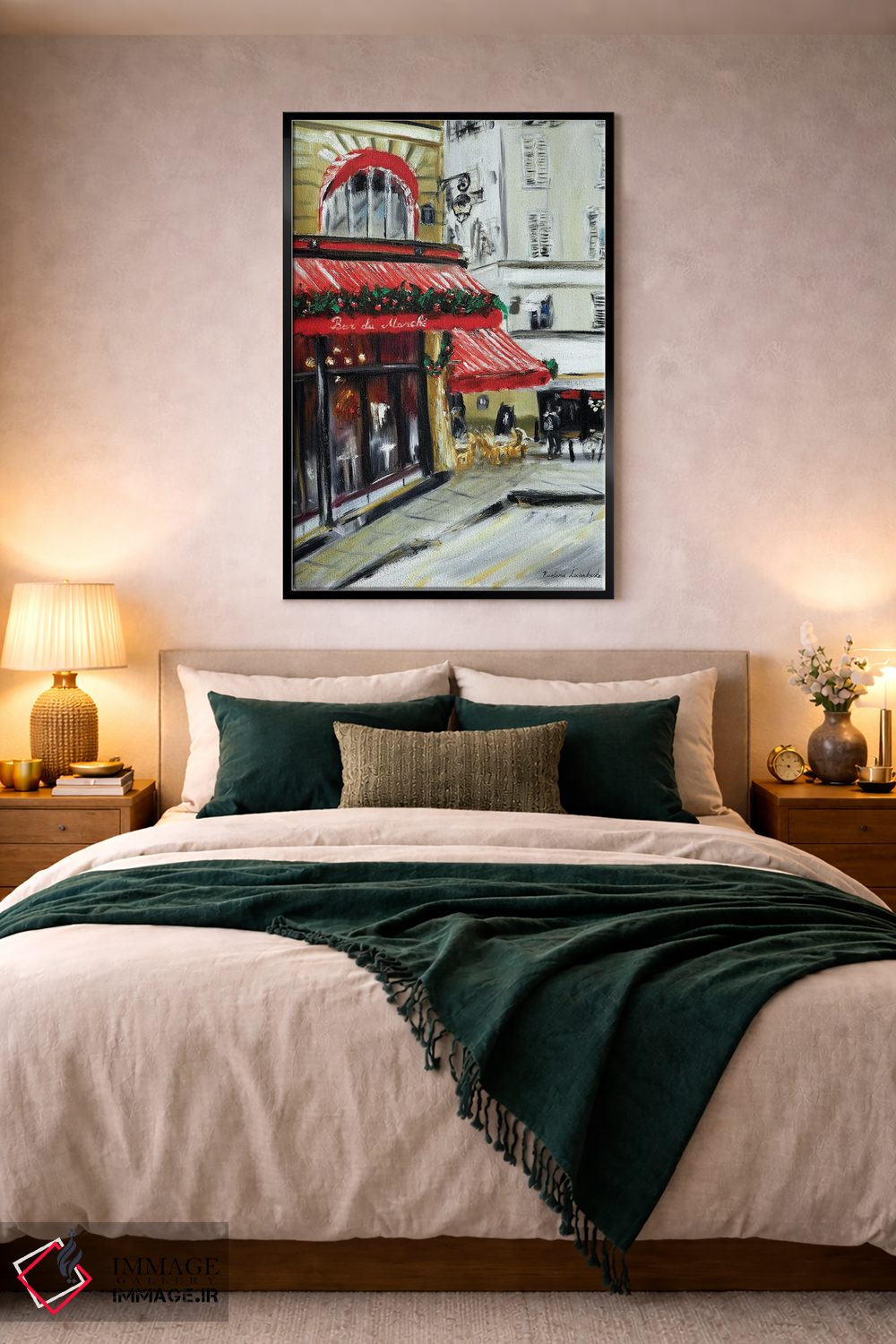 تابلو کلاسیک کریسمس در بار مارشه پاریس اثر روسـلانا لواندووسکا - D5B