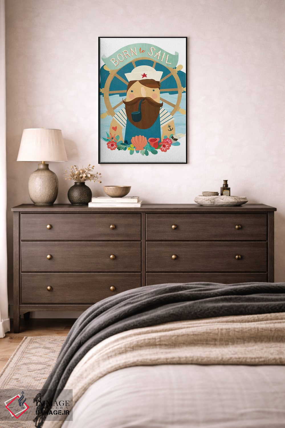 تابلو دکوراتیو تابستان کنار دریا ۱ اثر لورا واتسون - D5B