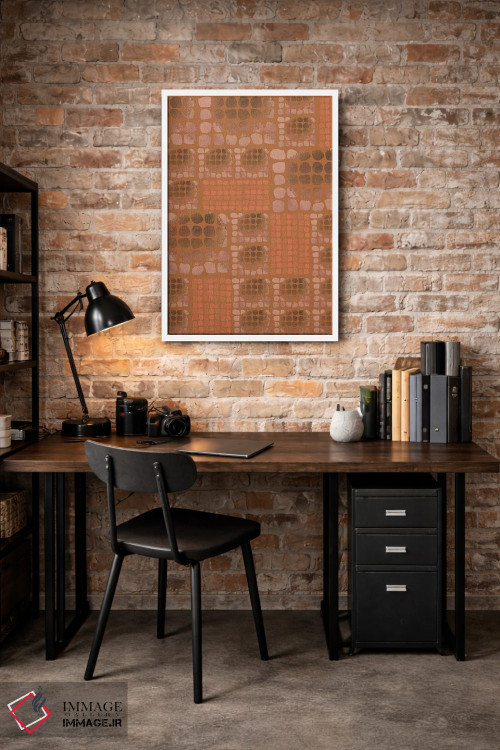 تابلو انتزاعی موزاییک سفالی آیینی اثر لورا واتسون - D4W