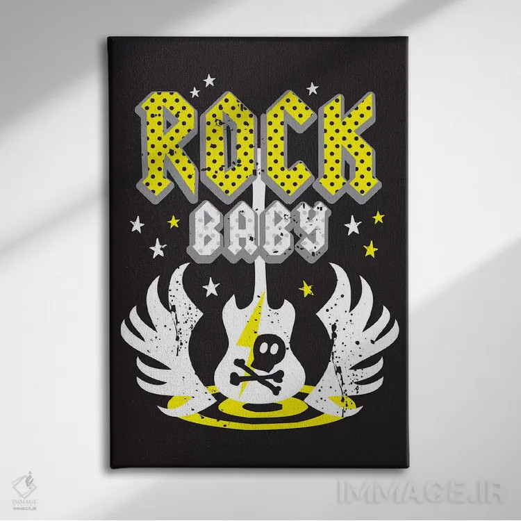 تابلو دکوراتیو صخره کوچک ۴ اثر لیزا وایت باتن - نمای روبهرو روی دیوار