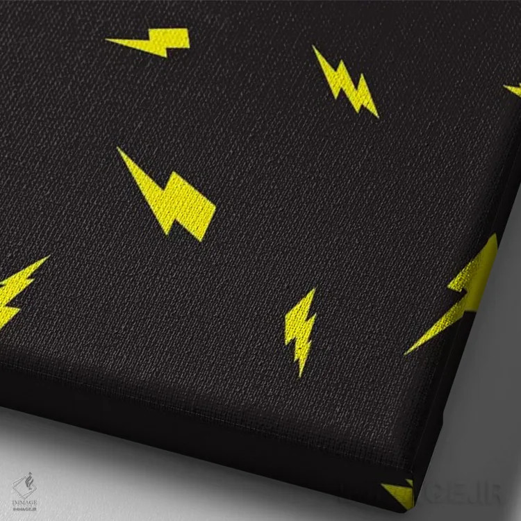 تابلو دکوراتیو صخره کوچک ۲ اثر لیزا وایت باتن - نمای نزدیک بافت بوم