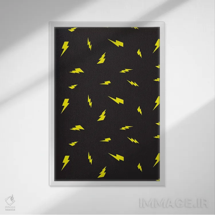 تابلو دکوراتیو صخره کوچک ۲ اثر لیزا وایت باتن - نمای قابدار سفید