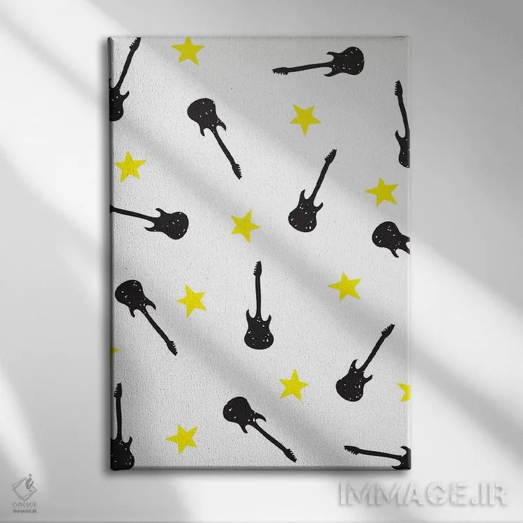 تابلو دکوراتیو صخره کوچک ۸ اثر لیزا وایت باتن - نمای روبهرو روی دیوار