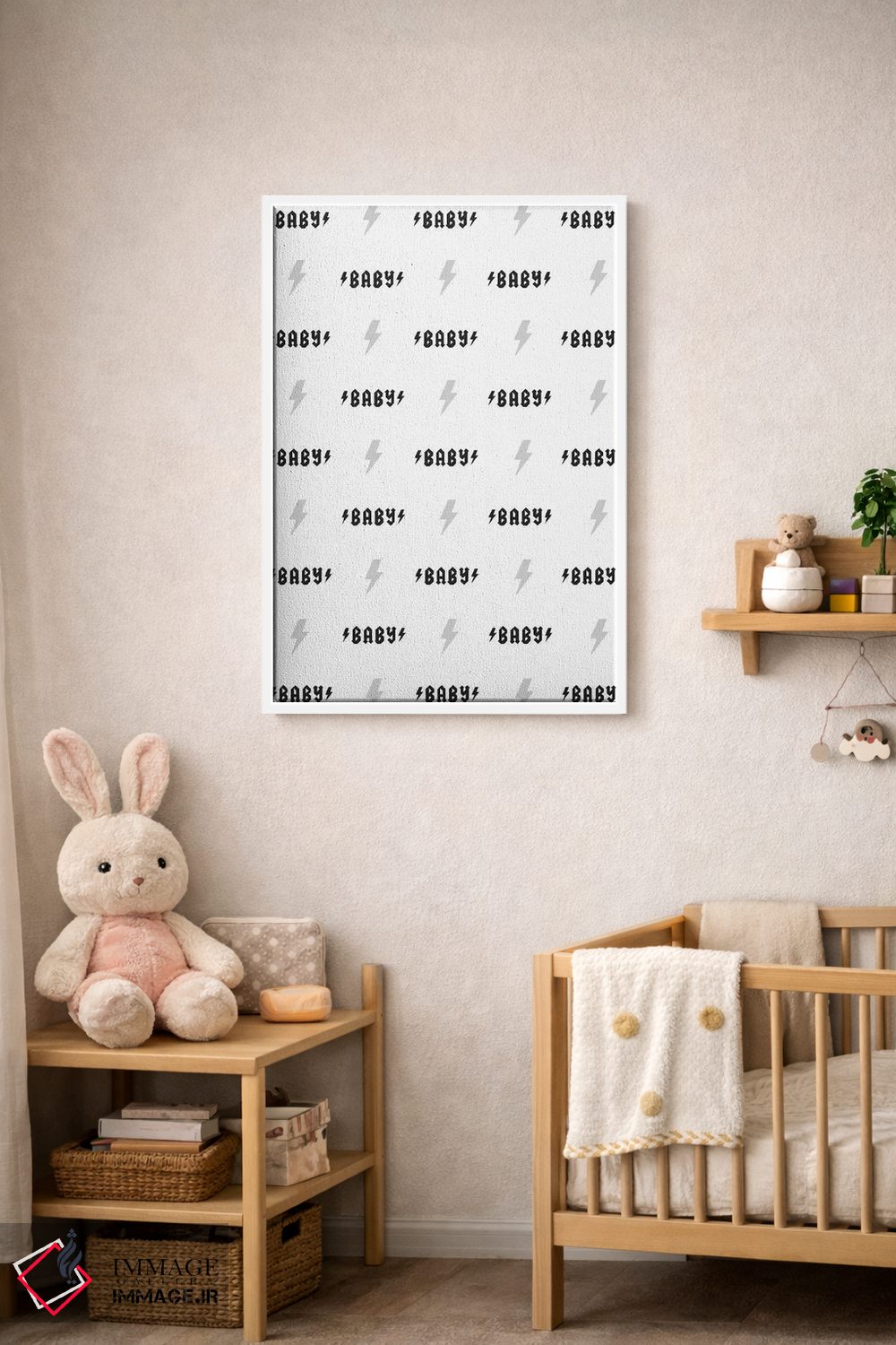 تابلو دکوراتیو صخره کوچک ۳ اثر لیزا وایت باتن - D5W