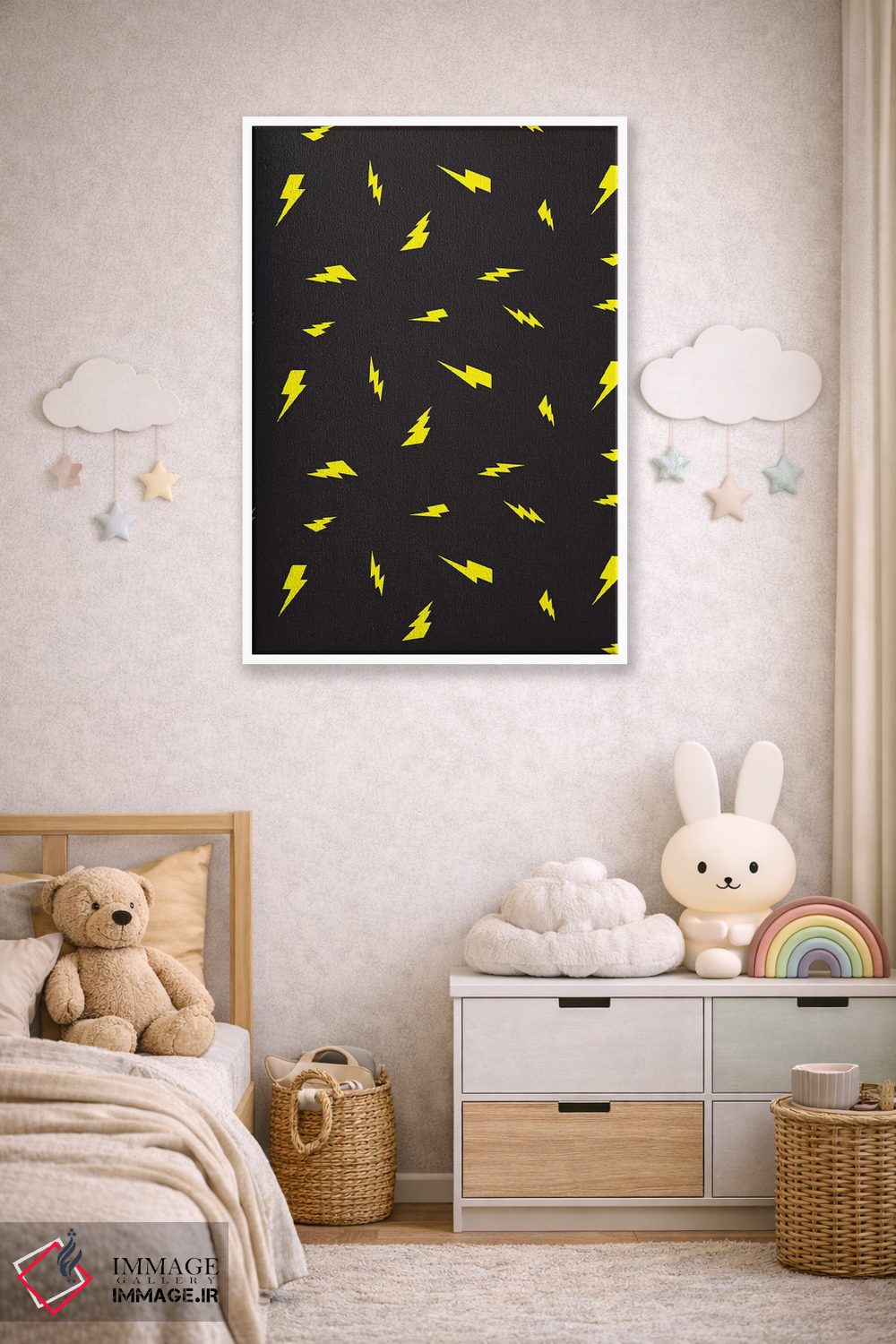 تابلو دکوراتیو صخره کوچک ۲ اثر لیزا وایت باتن - D4W