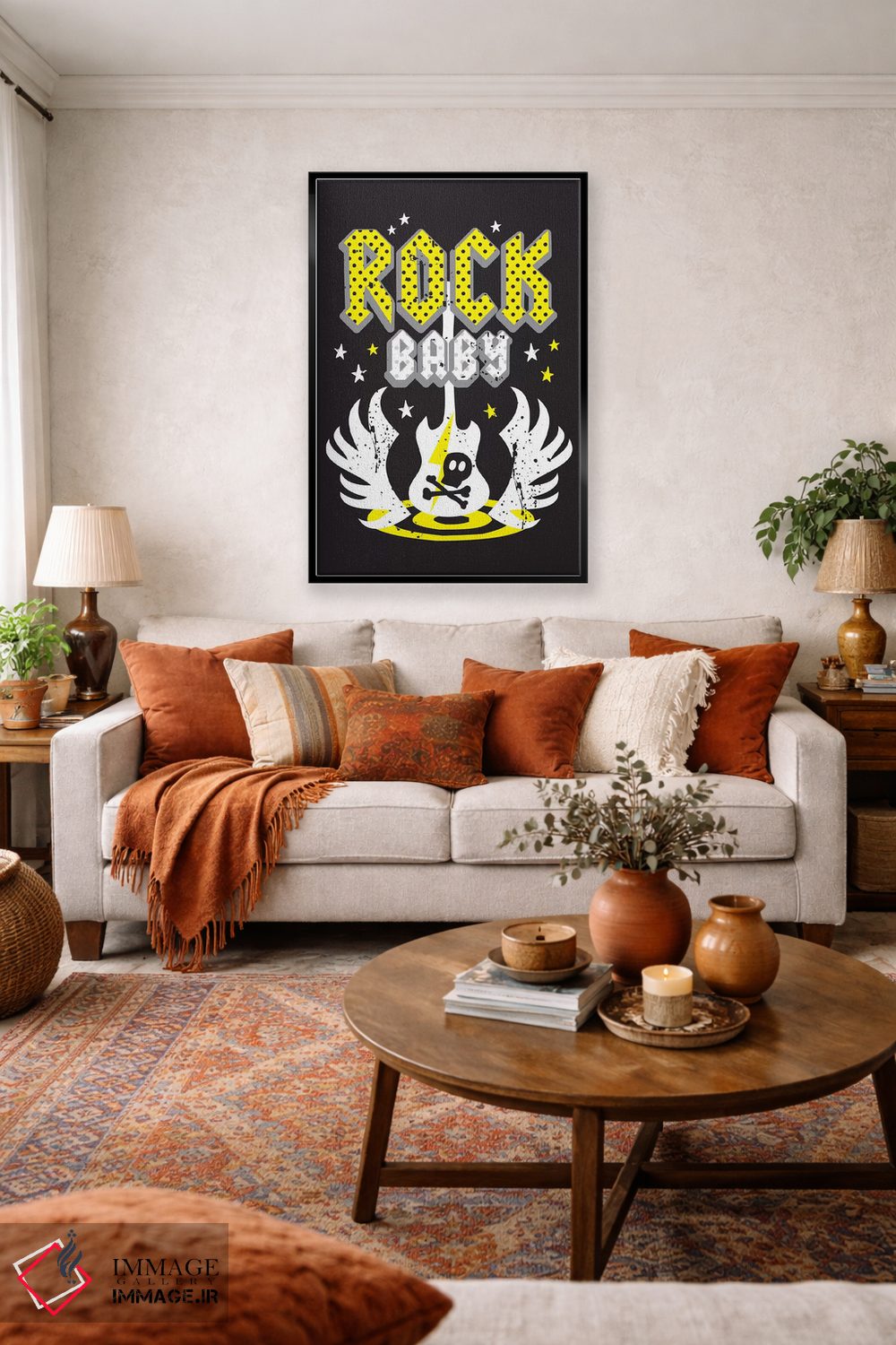 تابلو دکوراتیو صخره کوچک ۴ اثر لیزا وایت باتن - D5B