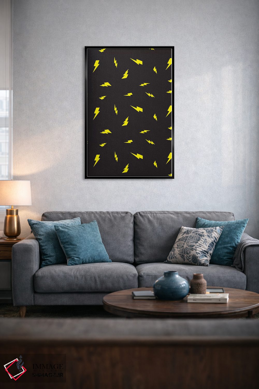 تابلو دکوراتیو صخره کوچک ۲ اثر لیزا وایت باتن - D6B