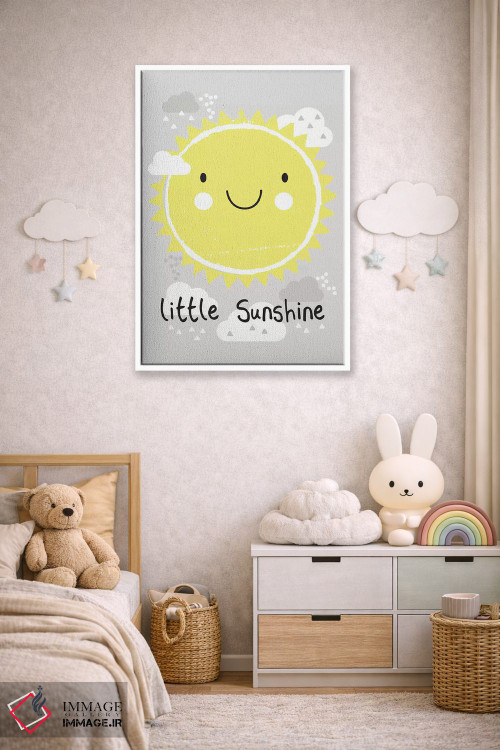 تابلو دکوراتیو آفتاب کوچولو ۱ اثر لیزا وایت باتن - D3W