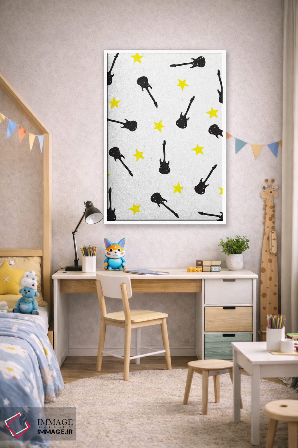 تابلو دکوراتیو صخره کوچک ۸ اثر لیزا وایت باتن - D1W