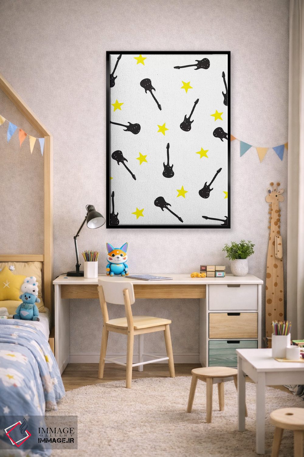 تابلو دکوراتیو صخره کوچک ۸ اثر لیزا وایت باتن - D2B