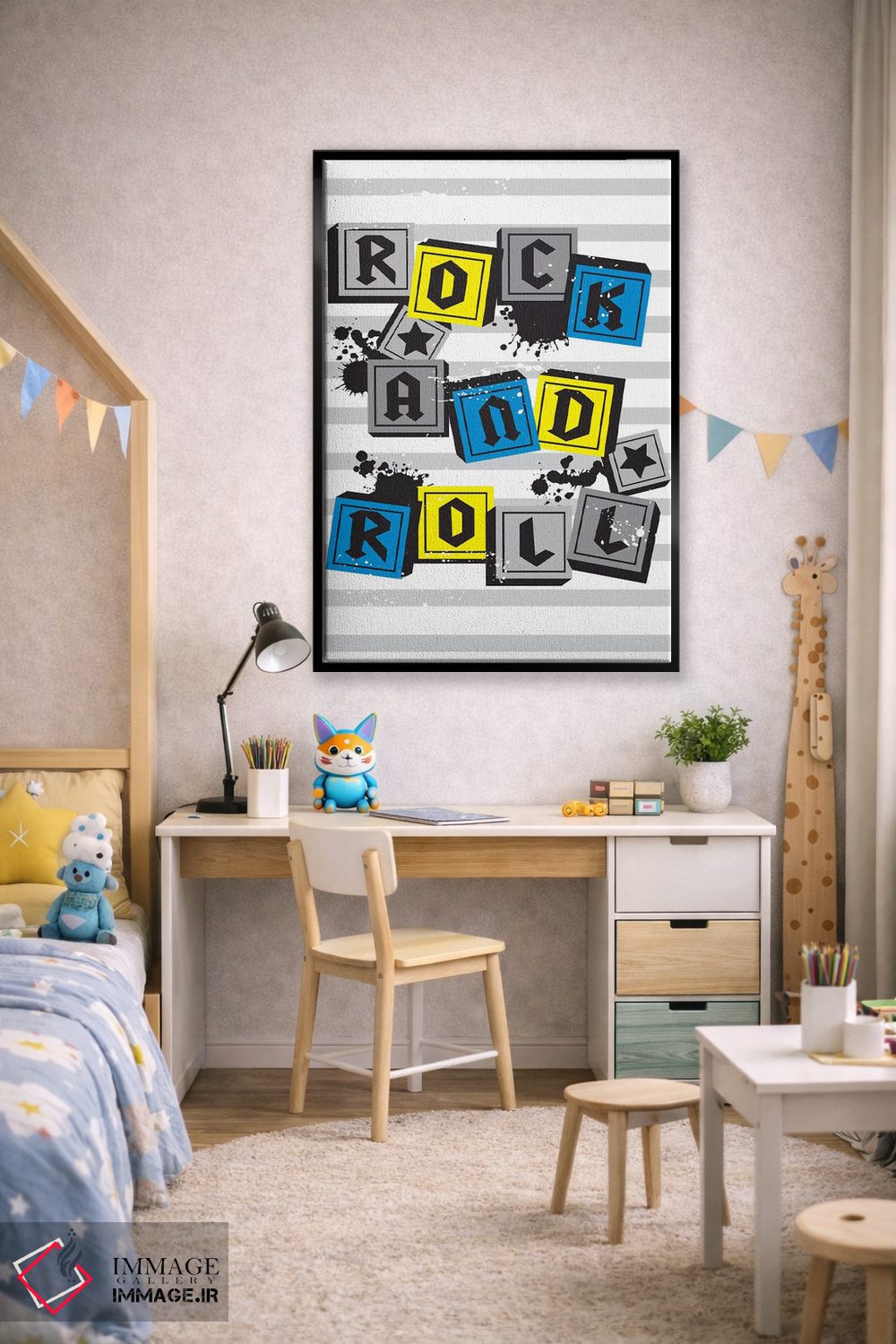 تابلو دکوراتیو صخره کوچک ۷ اثر لیزا وایت باتن - D2B