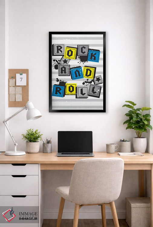 تابلو دکوراتیو صخره کوچک ۷ اثر لیزا وایت باتن - D6B