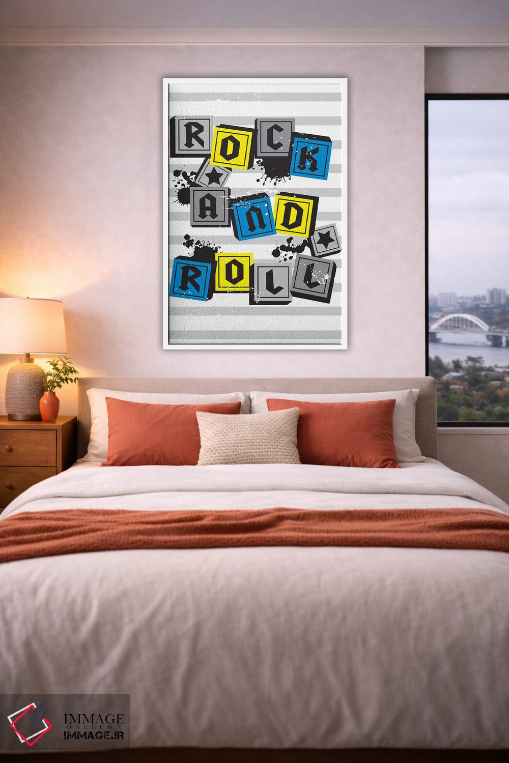 تابلو دکوراتیو صخره کوچک ۷ اثر لیزا وایت باتن - D4W