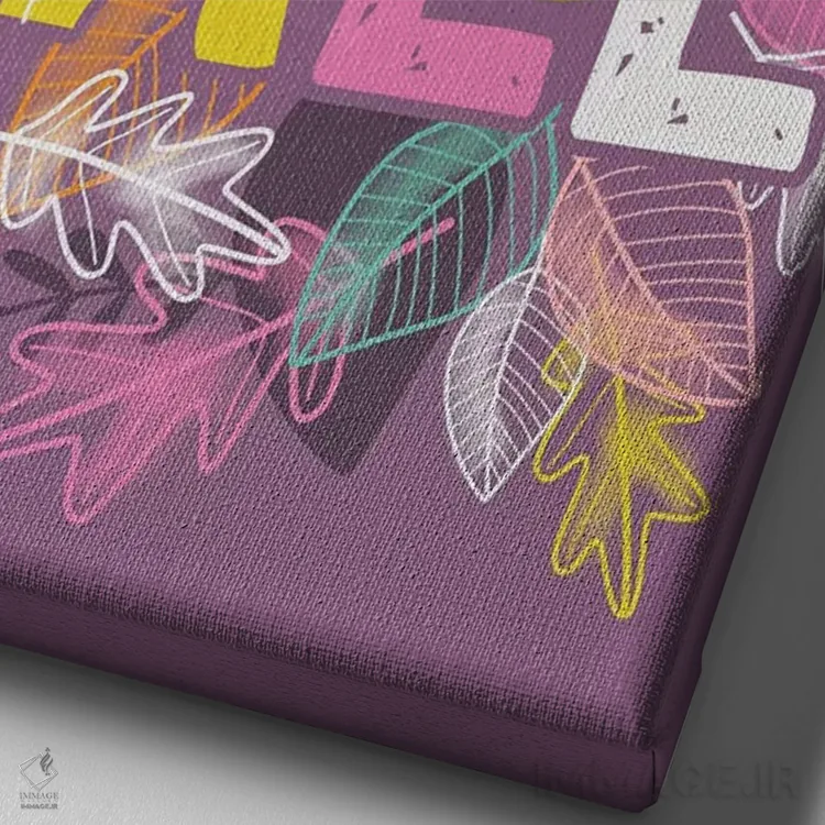 تابلو دکوراتیو برداشت پرنور پاییز روز شکرگزاری اثر لیزا وایت باتن - نمای نزدیک بافت بوم