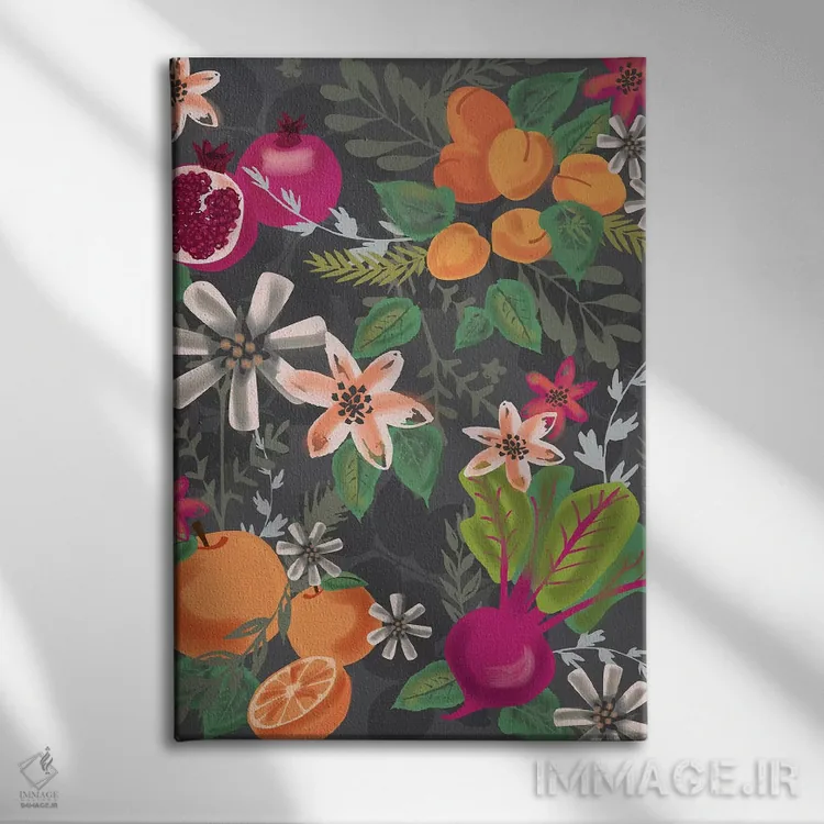 تابلو دکوراتیو آشپزخانه محصولات خانگی ۲ اثر لیزا وایت باتن - نمای روبهرو روی دیوار