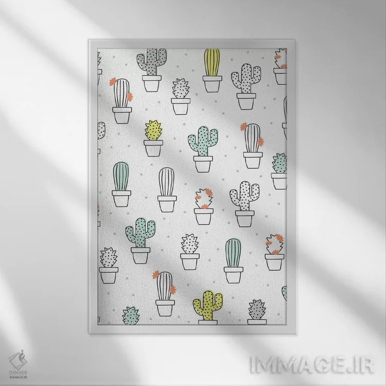 تابلو دکوراتیو آفتاب کوچولو ۲ اثر لیزا وایت باتن - نمای قابدار سفید