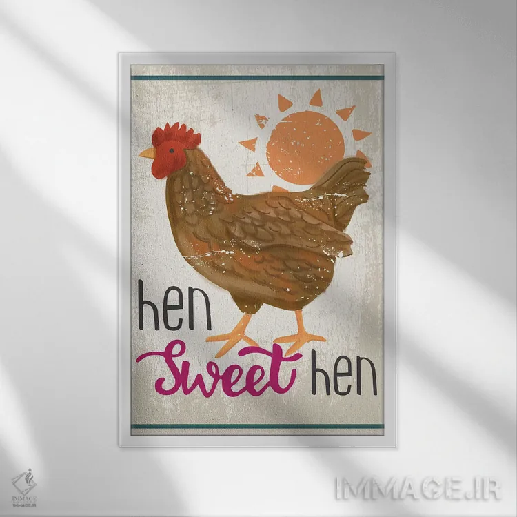 تابلو دکوراتیو آشپزخانه محصولات خانگی ۳ اثر لیزا وایت باتن - نمای قابدار سفید