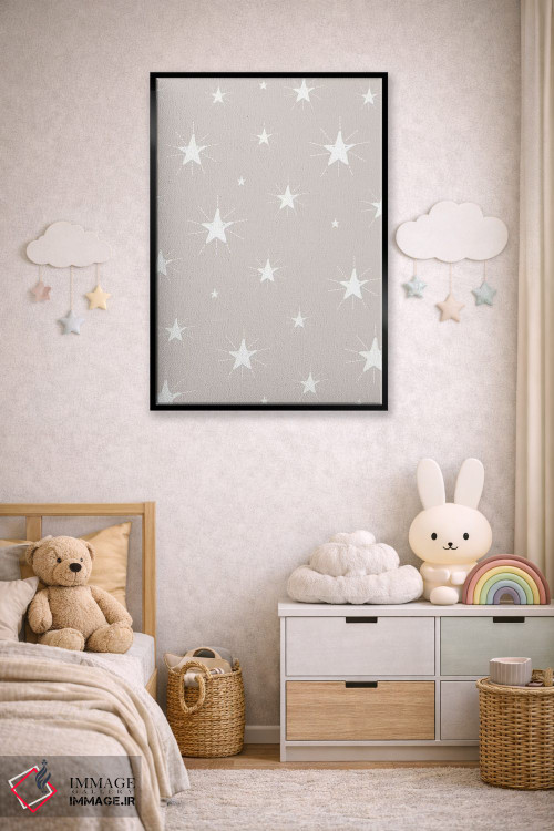 تابلو دکوراتیو کودک فراتر از ستارگان ۳ اثر لیزا وایت باتن - D5B