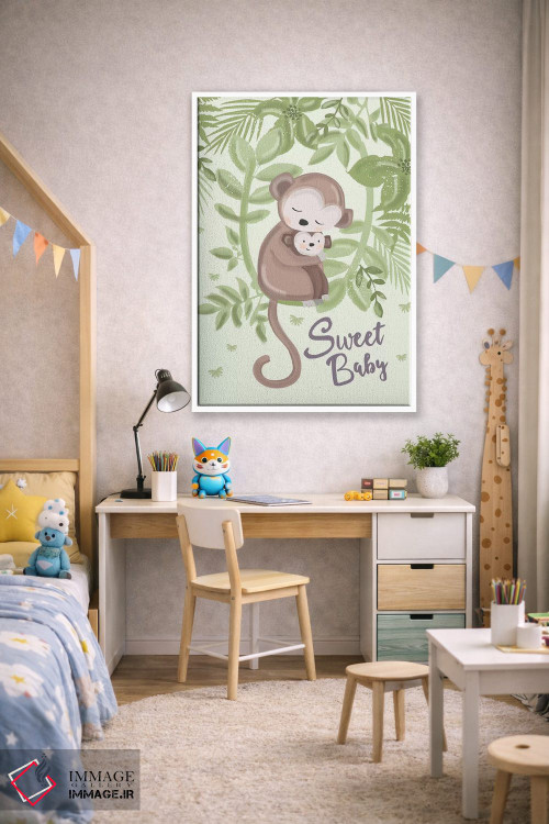 تابلو دکوراتیو کودک فراتر از ستارگان ۴ اثر لیزا وایت باتن - D1W