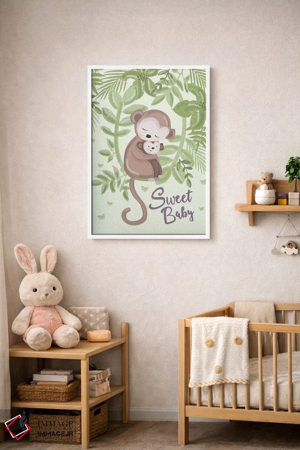 تابلو دکوراتیو کودک فراتر از ستارگان ۴ اثر لیزا وایت باتن - D3W