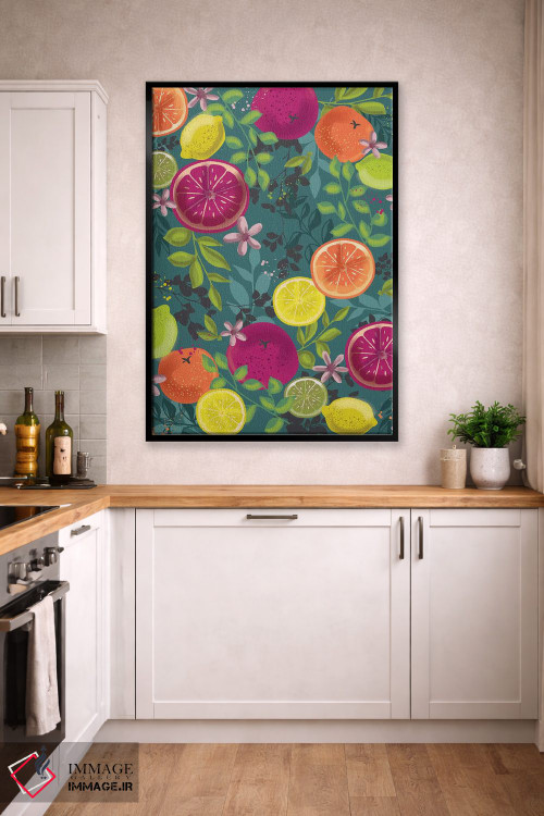 تابلو دکوراتیو آشپزخانه محصولات خانگی ۴ اثر لیزا وایت باتن - D2B