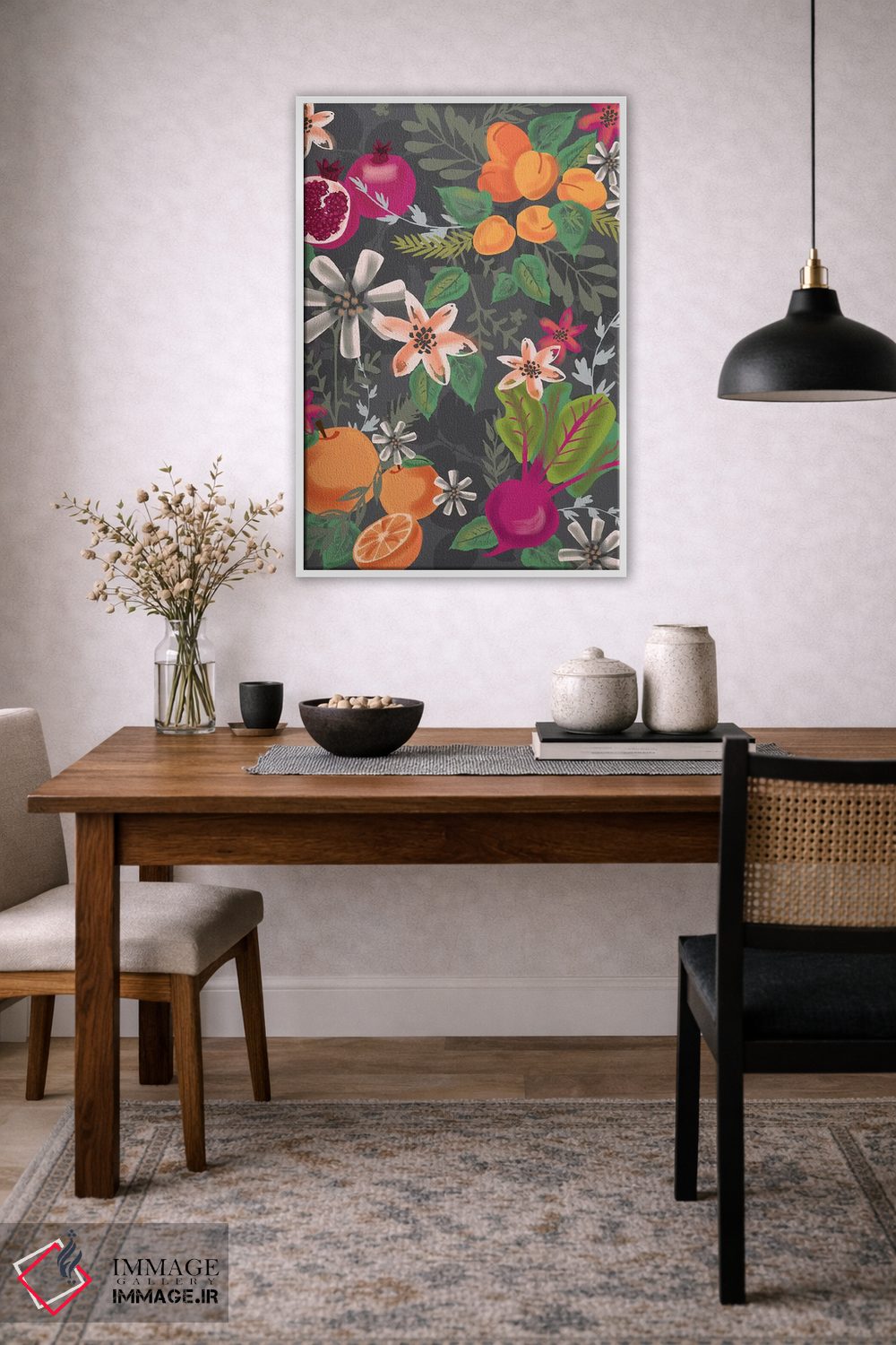 تابلو دکوراتیو آشپزخانه محصولات خانگی ۲ اثر لیزا وایت باتن - D3W