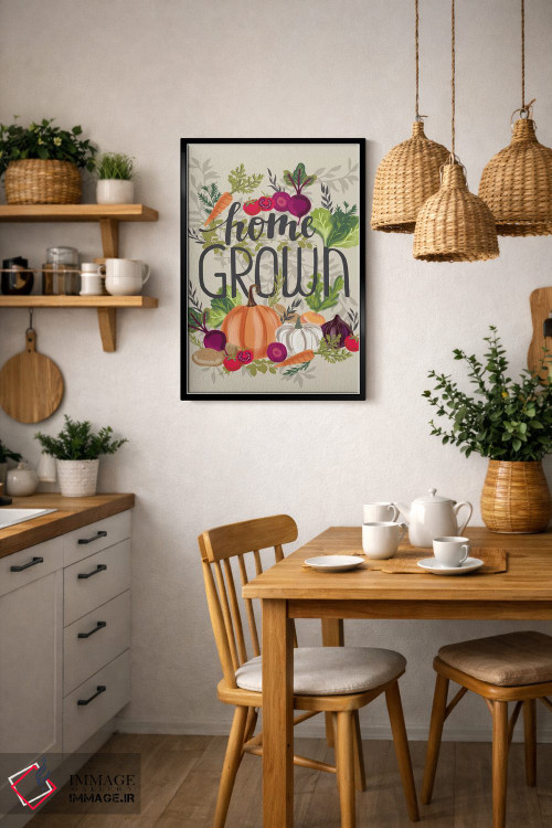 تابلو دکوراتیو آشپزخانه محصولات خانگی ۱ اثر لیزا وایت باتن - D5B