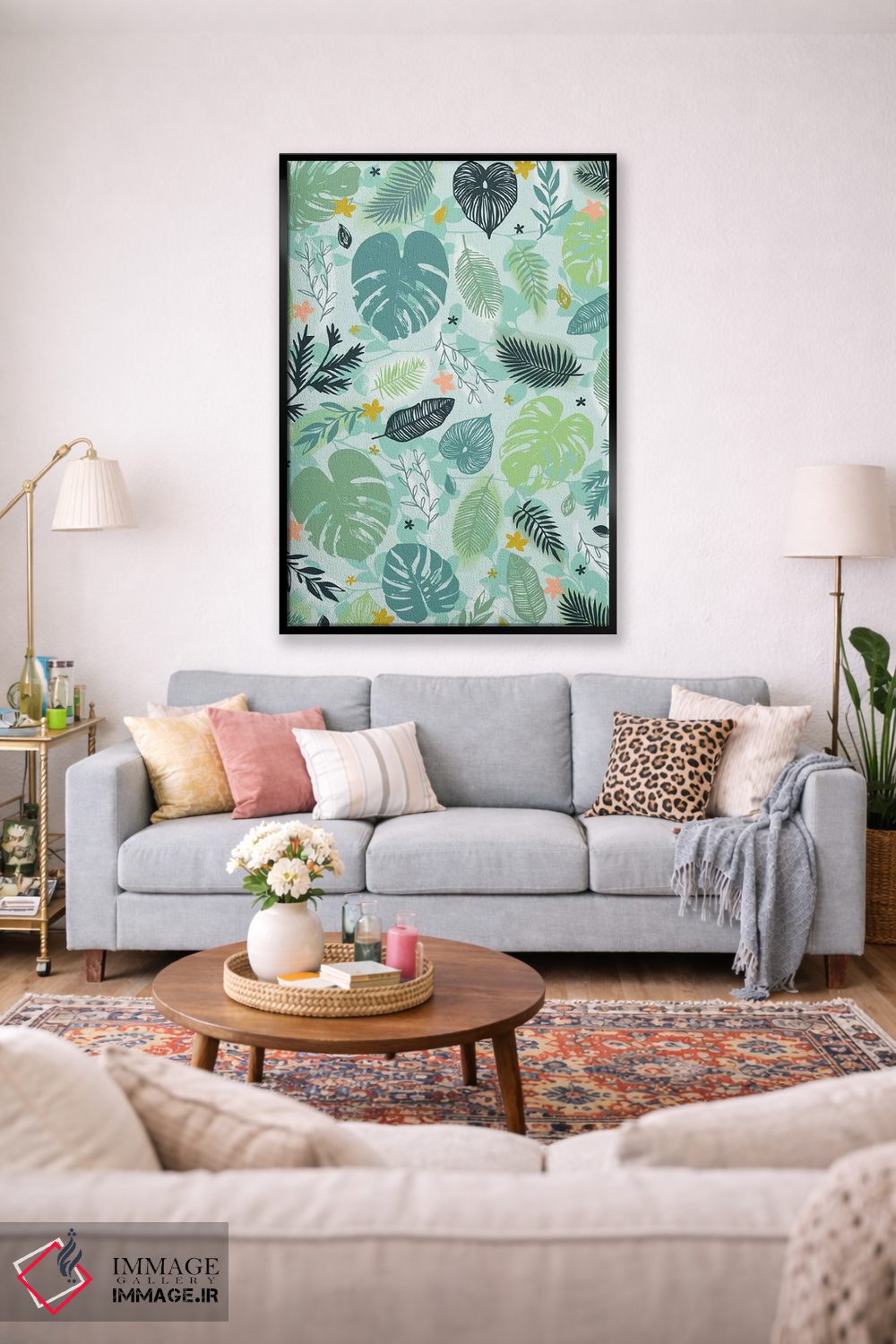 تابلو دکوراتیو فلورانس روزمره ۳ اثر لیزا وایت باتن - D2B