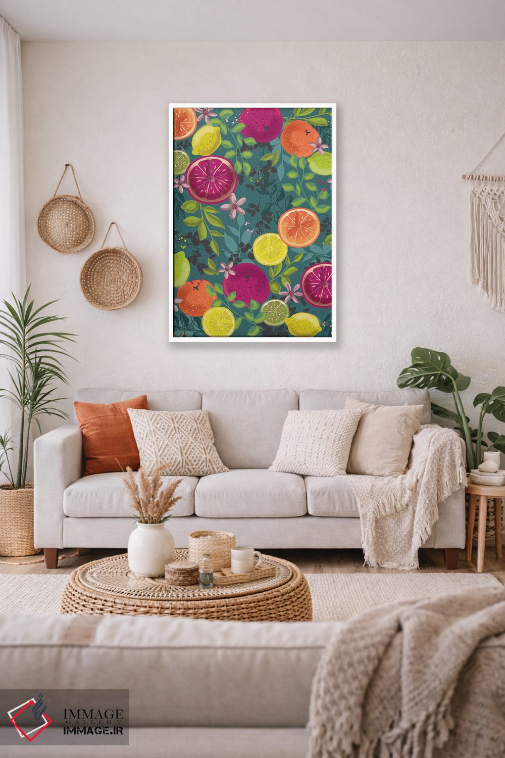 تابلو دکوراتیو آشپزخانه محصولات خانگی ۴ اثر لیزا وایت باتن - D3W