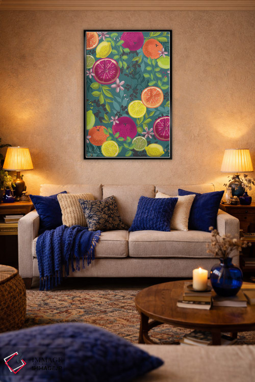 تابلو دکوراتیو آشپزخانه محصولات خانگی ۴ اثر لیزا وایت باتن - D4B