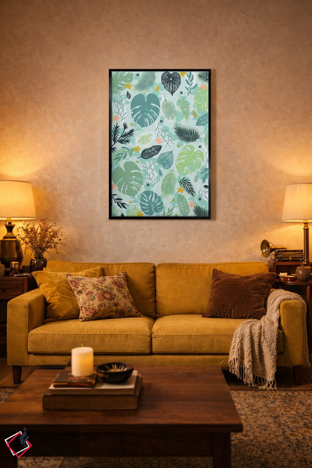 تابلو دکوراتیو فلورانس روزمره ۳ اثر لیزا وایت باتن - D5B