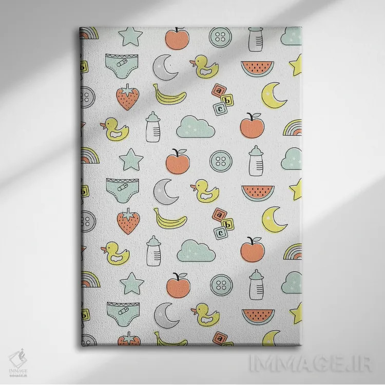 تابلو دکوراتیو آفتاب کوچولو ۴ اثر لیزا وایت باتن - نمای روبهرو روی دیوار