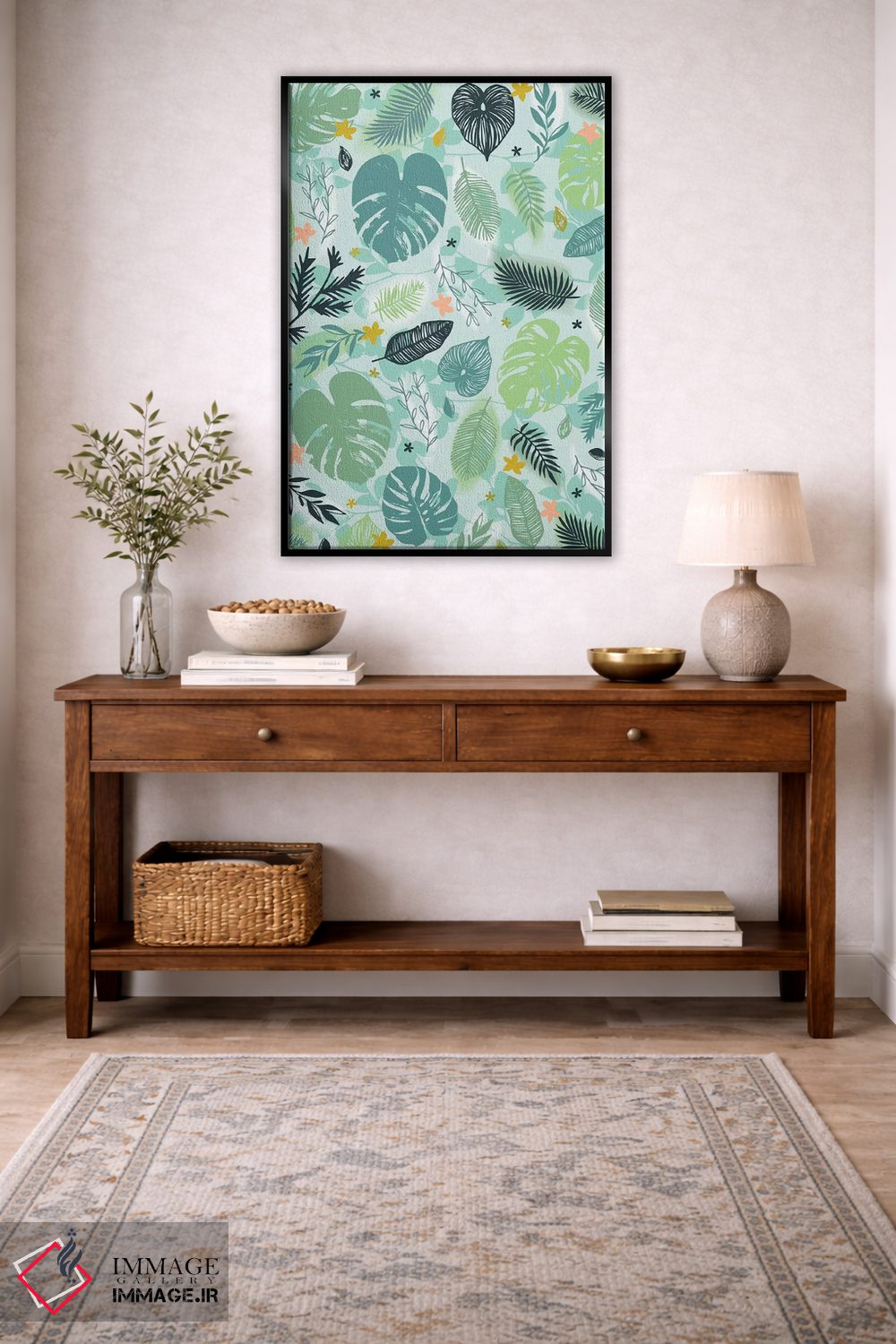 تابلو دکوراتیو فلورانس روزمره ۳ اثر لیزا وایت باتن - D6B