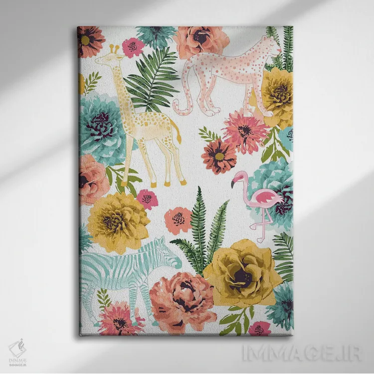 تابلو دکوراتیو کلاریسا هرروزه اثر لیزا وایت باتن - نمای روبهرو روی دیوار