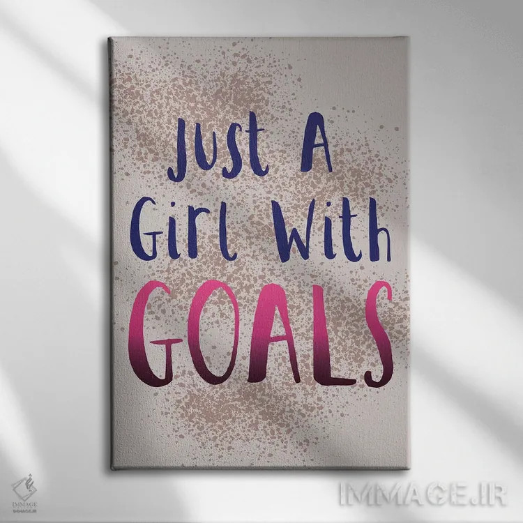 تابلو دکوراتیو دختر رئیس هرروزه ۵ اثر لیزا وایت باتن - نمای روبهرو روی دیوار