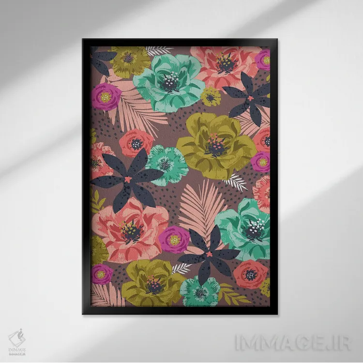 تابلو دکوراتیو پگی سو هرروزه ۲ اثر لیزا وایت باتن - نمای قابدار مشکی