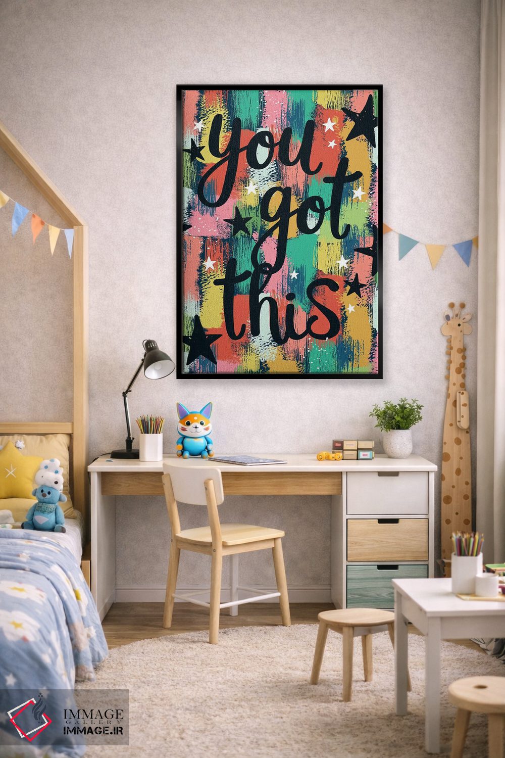 تابلو دکوراتیو هرروزه با سخنان پرانرژی ۱ اثر لیزا وایت باتن - D1B