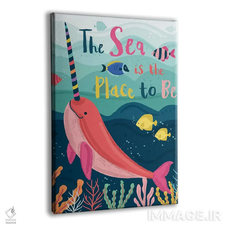 تابلو دکوراتیو زیر دریا؛ ساحلی و دریانوردی ۱ اثر لیزا وایت باتن - نمای پرسپکتیو محصول