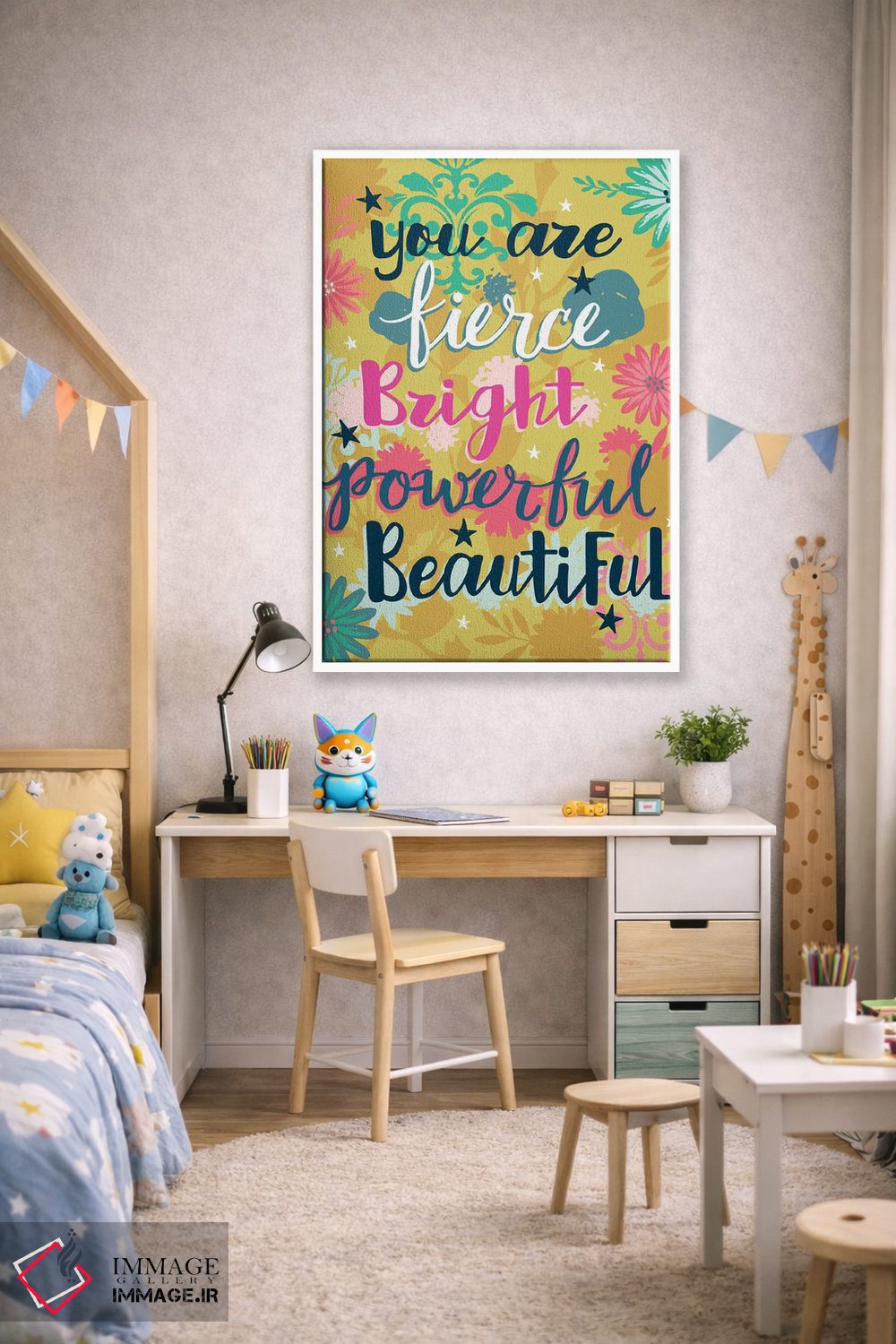 تابلو دکوراتیو هرروزه با سخنان پرانرژی ۴ اثر لیزا وایت باتن - D1W