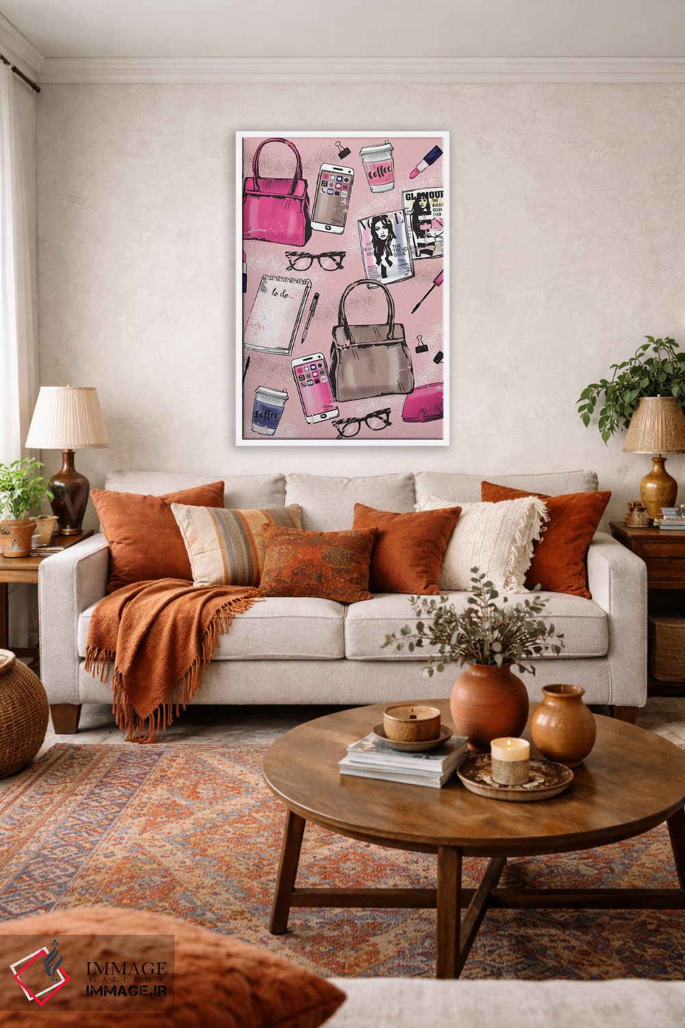 تابلو دکوراتیو دختر رئیس هرروزه ۴ اثر لیزا وایت باتن - D3W