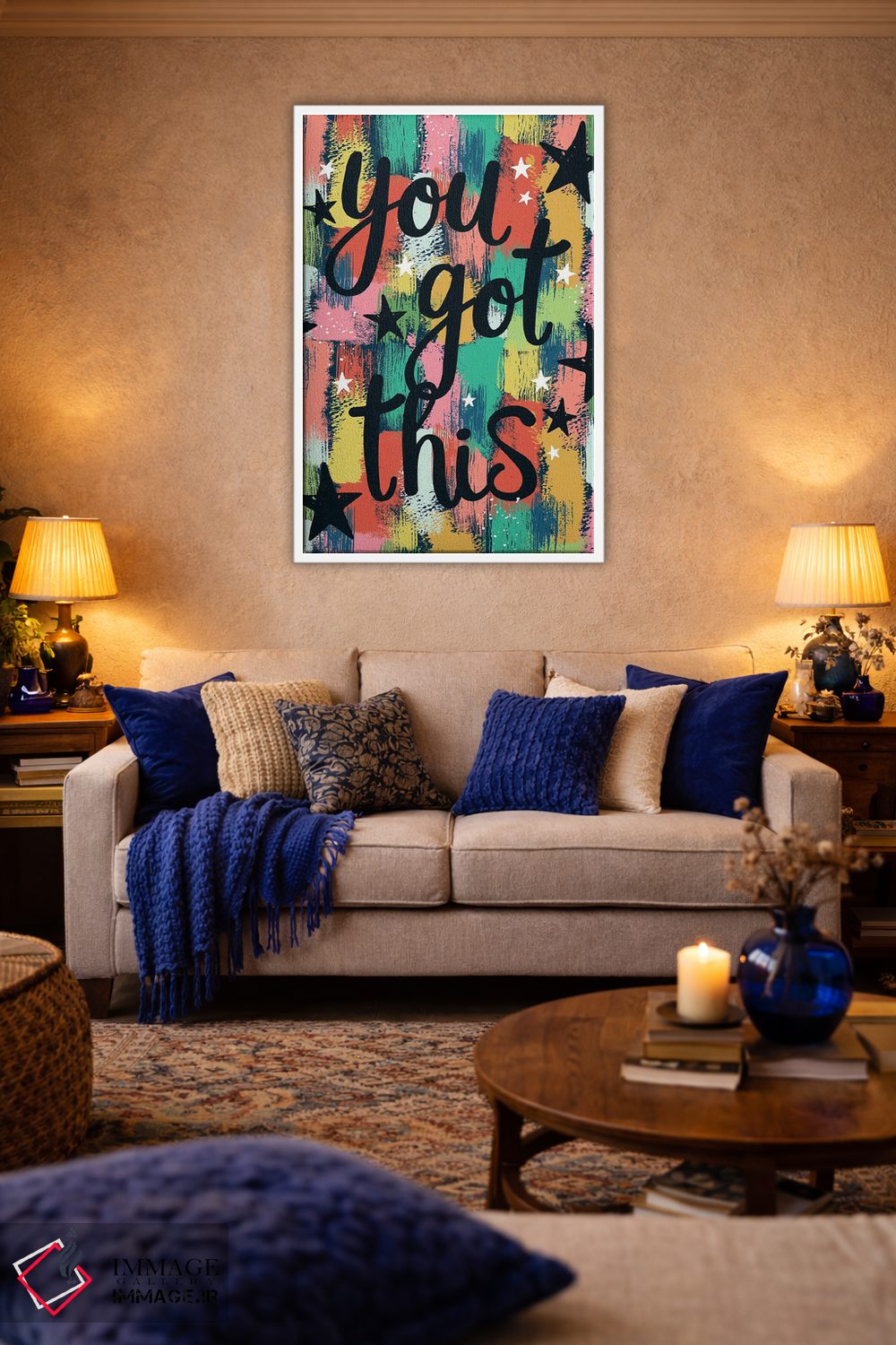 تابلو دکوراتیو هرروزه با سخنان پرانرژی ۱ اثر لیزا وایت باتن - D3W