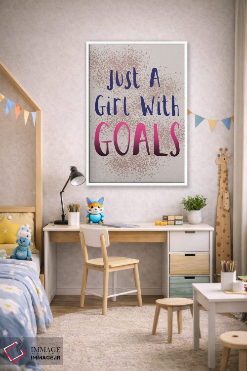 تابلو دکوراتیو دختر رئیس هرروزه ۵ اثر لیزا وایت باتن - D1W