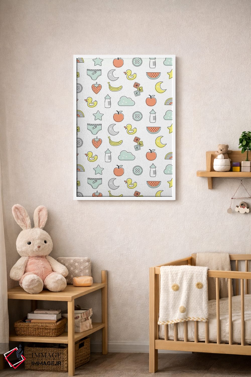 تابلو دکوراتیو آفتاب کوچولو ۴ اثر لیزا وایت باتن - D3W