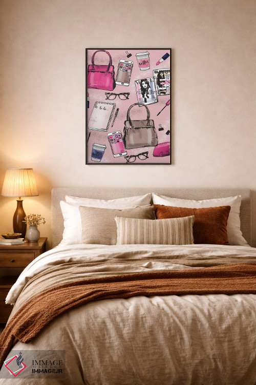 تابلو دکوراتیو دختر رئیس هرروزه ۴ اثر لیزا وایت باتن - D5B