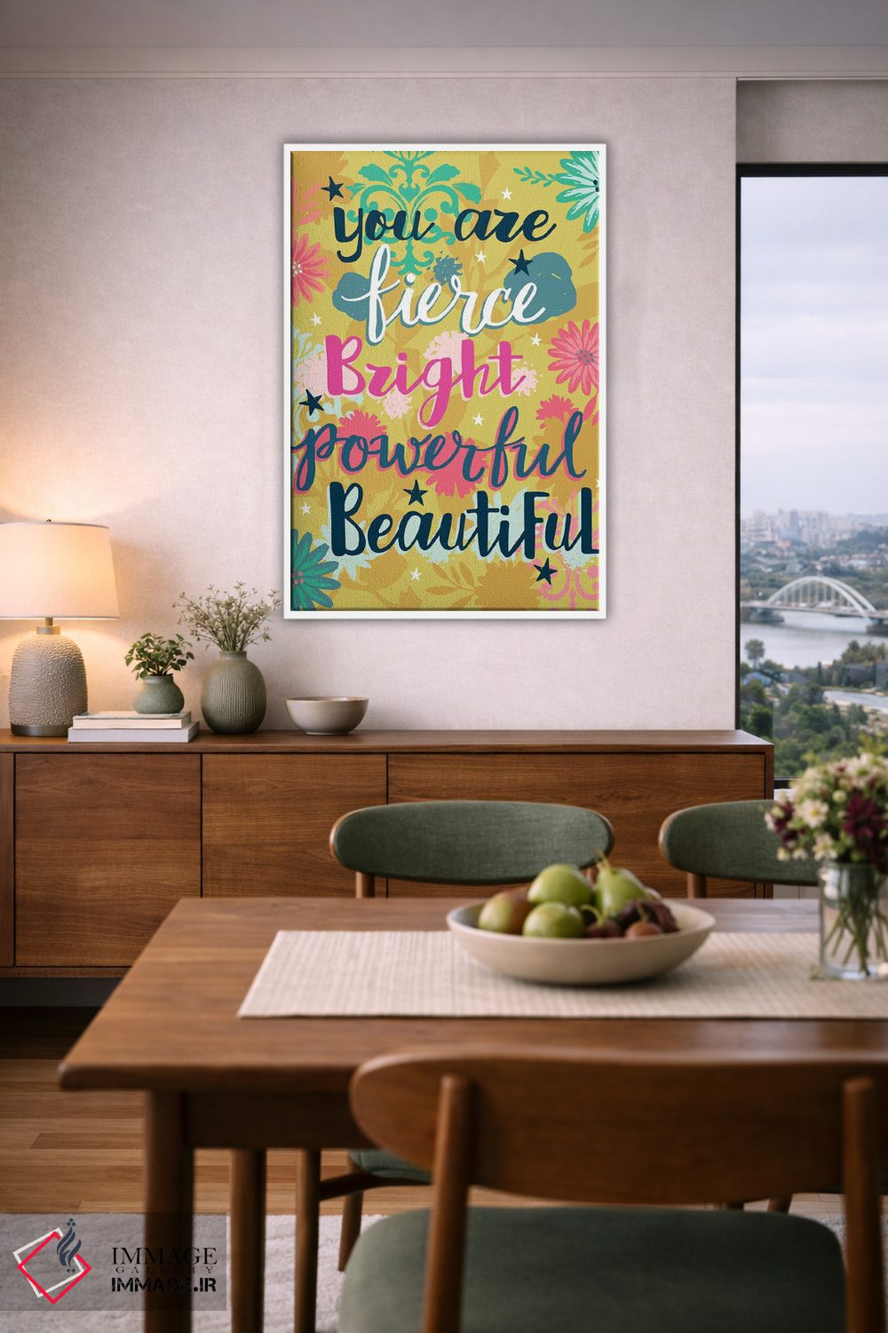 تابلو دکوراتیو هرروزه با سخنان پرانرژی ۴ اثر لیزا وایت باتن - D6W