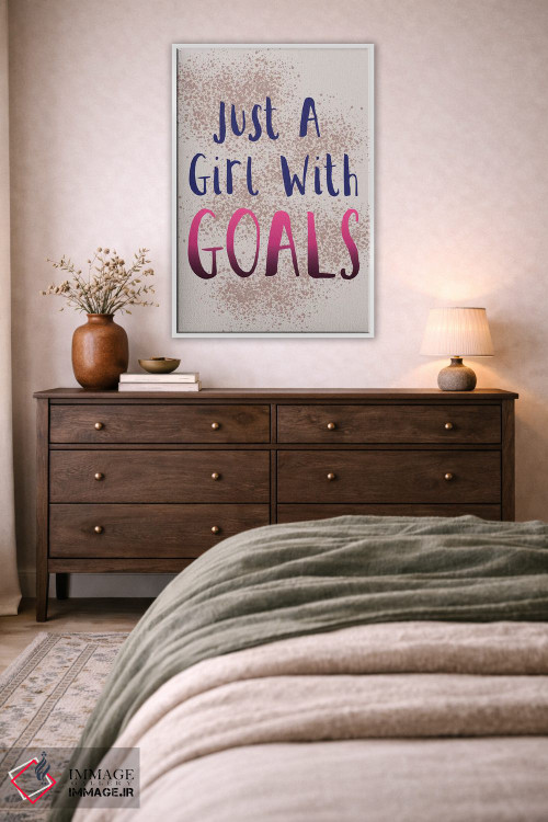 تابلو دکوراتیو دختر رئیس هرروزه ۵ اثر لیزا وایت باتن - D4W