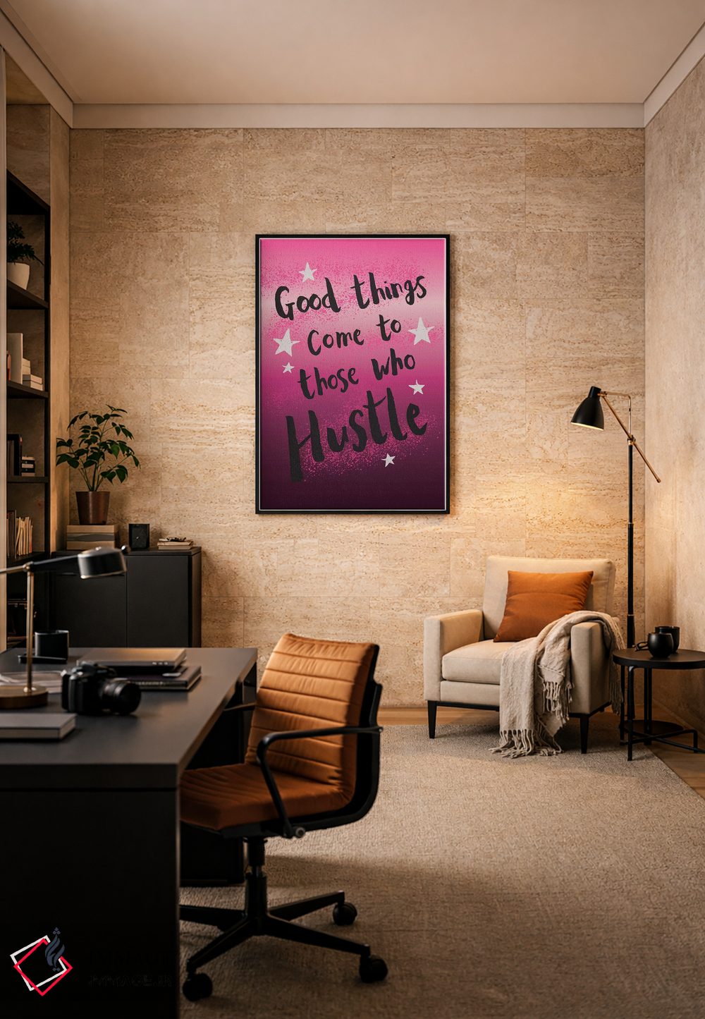 تابلو دکوراتیو دختر رئیس هرروزه ۲ اثر لیزا وایت باتن - D6B