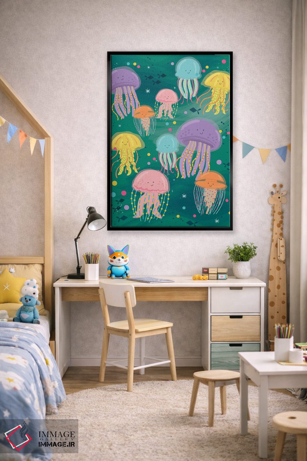 تابلو دکوراتیو زیر دریا؛ ساحلی و دریانوردی ۲ اثر لیزا وایت باتن - D2B