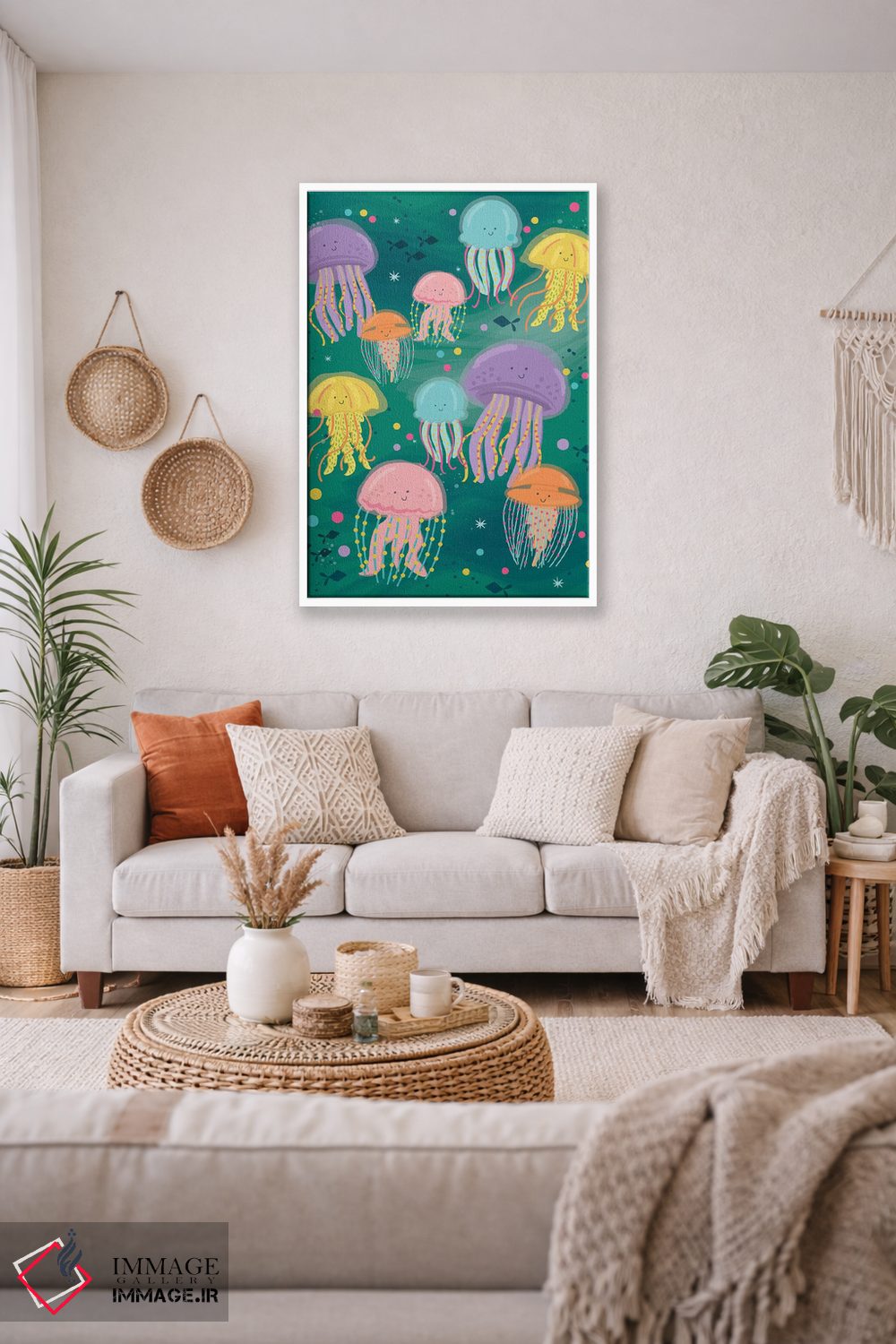 تابلو دکوراتیو زیر دریا؛ ساحلی و دریانوردی ۲ اثر لیزا وایت باتن - D3W